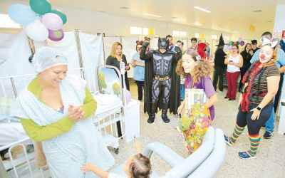 Voluntários levam alegria a pequenos pacientes em hospital de Aparecida de Goiânia
