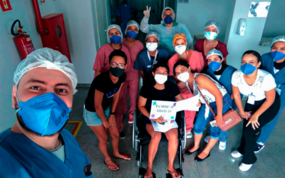 Mais uma vez, o Hospital Municipal de Aparecida de Goiânia (HMAP) promove alta médica de paciente recuperado da Covid-19