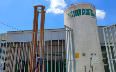 O Centro de Diagnósticos e Especialidades de Aparecida de Goiânia instala tanque de oxigênio com capacidade de quase 5000 metros cúbicos de oxigênio
