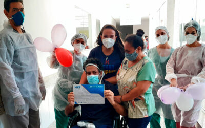 Após 28 dias internado para tratamento de doença renal no HMAP, paciente recebe alta humanizada